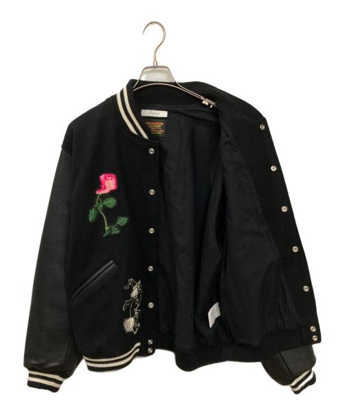 jieda（ジエダ）Jieda (ジエダ) SKOOKUM (スクーカム) PATCH STADIUM JACKET / スタジャン ブラック サイズ:1の古着・服飾アイテム