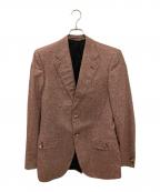 FENDIフェンディ）の古着「シルクウールテーラードジャケット」｜レッド