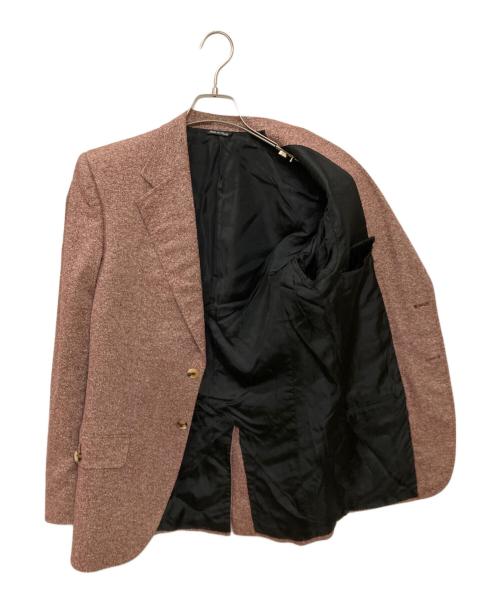 FENDI（フェンディ）FENDI (フェンディ) シルクウールテーラードジャケット レッド サイズ:46の古着・服飾アイテム