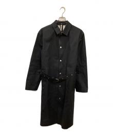 JIL SANDER+×MACKINTOSH（ジルサンダープラス×マッキントッシュ）の古着「ゴム引きコート」｜ネイビー