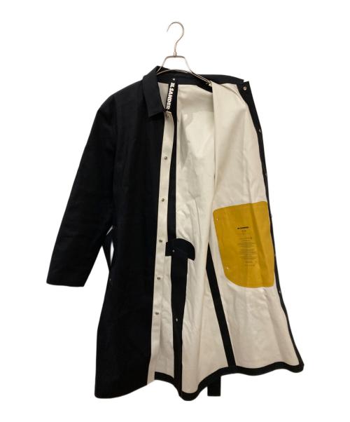 JIL SANDER+（ジルサンダープラス）JIL SANDER+ (ジルサンダープラス) MACKINTOSH (マッキントッシュ) ゴム引きコート ネイビー サイズ:Mの古着・服飾アイテム