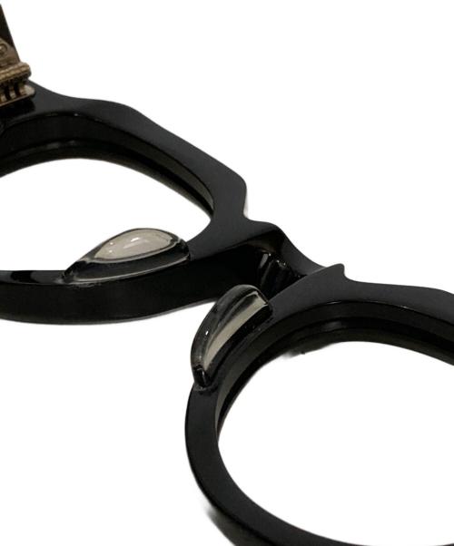 jacques marie mage（ジャック・マリー・マージュ）jacques marie mage (ジャック・マリー・マージュ) KELLERMAN 眼鏡 ブラウン サイズ:46□24の古着・服飾アイテム