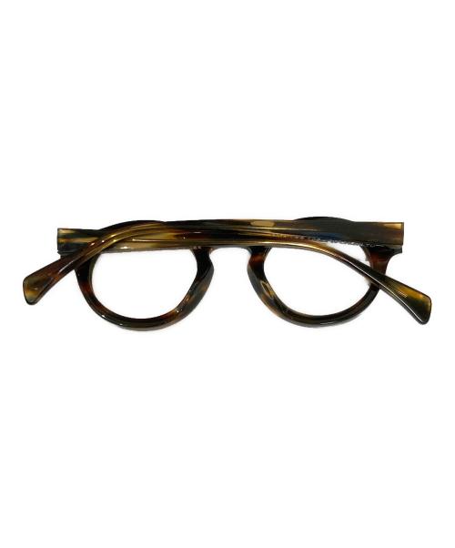 Jacques Durand（ジャックデュラン）Jacques Durand (ジャックデュラン) ラウンドシェイプ眼鏡 ブラウンの古着・服飾アイテム