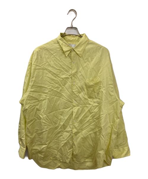 Graphpaper（グラフペーパー）Graphpaper (グラフペーパー) オーバーサイズシャツ イエロー サイズ:FREEの古着・服飾アイテム