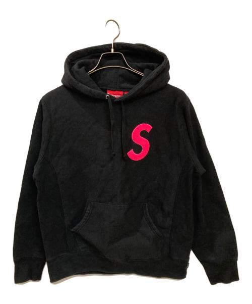 SUPREME（シュプリーム）Supreme (シュプリーム) S Logo Hooded Sweatshirt ブラック サイズ:Sの古着・服飾アイテム