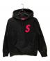 Supreme（シュプリーム）の古着「S Logo Hooded Sweatshirt」｜ブラック