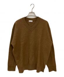 Phlannel（フランネル）の古着「ウールヤクVネックニット)」｜ベージュ