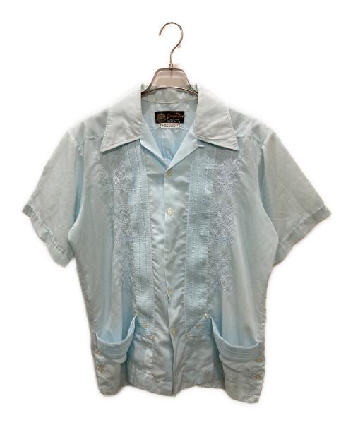 GUAYA TECA（グワヤテカ）GUAYA TECA (グワヤテカ) キューバーシャツ スカイブルー サイズ:Lの古着・服飾アイテム