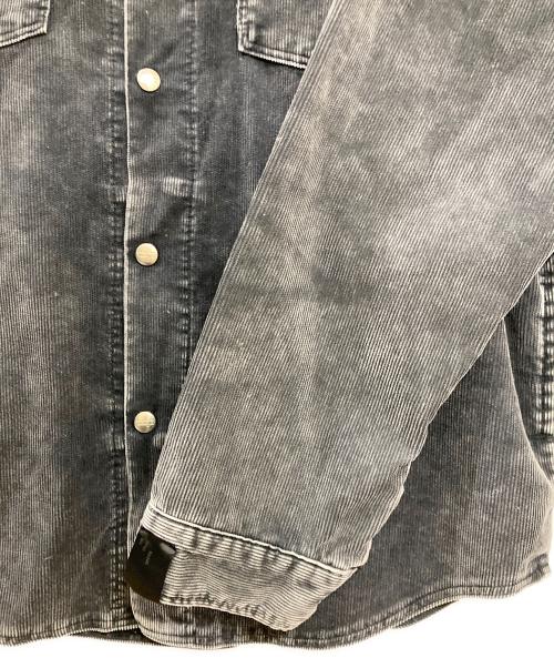 N.HOOLYWOOD（エヌ ハリウッド）N.HOOLYWOOD (エヌ ハリウッド) Wrangler (ラングラー) ヴィンテージ加工ボックスコーデュロイシャツ ブラック サイズ:Mの古着・服飾アイテム