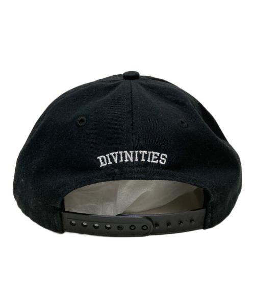 divinities（ディヴィニティーズ）divinities (ディヴィニティーズ) LA 6パネルキャップ ブラックの古着・服飾アイテム