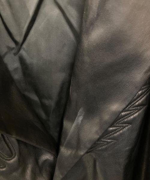 TOGA PULLA（トーガ プルラ）TOGA PULLA (トーガ プルラ) フェイクレザーシャツ ブラック サイズ:36の古着・服飾アイテム