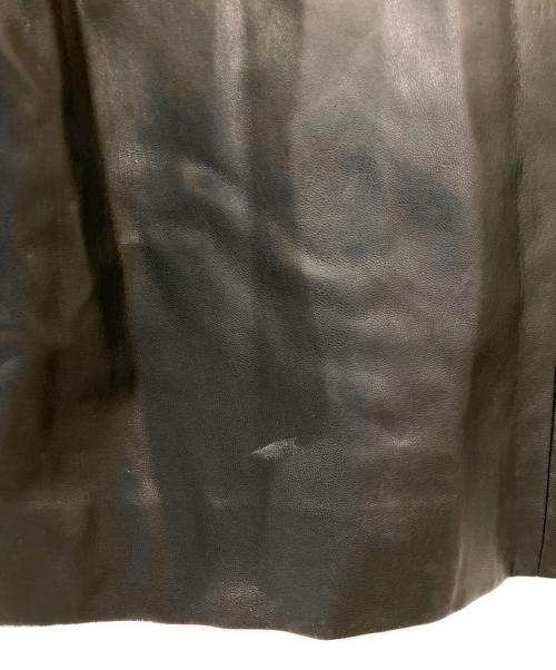 TOGA PULLA（トーガ プルラ）TOGA PULLA (トーガ プルラ) フェイクレザーシャツ ブラック サイズ:36の古着・服飾アイテム