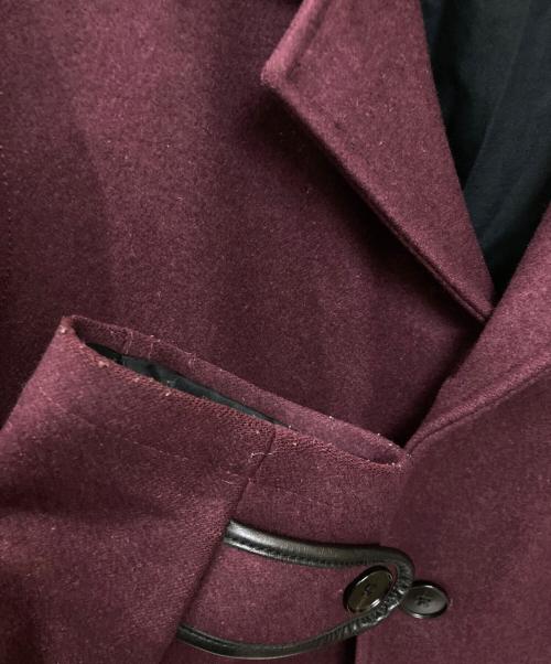 Martin Margiela14（マルタンマルジェラ14）Martin Margiela14 (マルタンマルジェラ14) メルトンコート ボルドー サイズ:44の古着・服飾アイテム