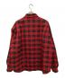 BALENCIAGA (バレンシアガ) 中綿シャツジャケット レッド サイズ:38：36000円