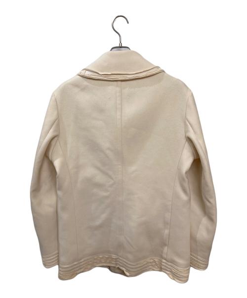 Maison Margiela（メゾンマルジェラ）Maison Margiela (メゾンマルジェラ) メルトンPコート アイボリー サイズ:48の古着・服飾アイテム