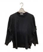 STONE ISLANDストーンアイランド）の古着「90’s モックネックスウェット」｜ネイビー