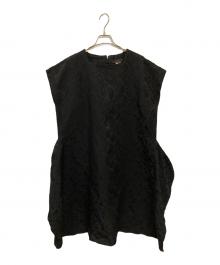 COMME des GARCONS COMME des GARCONS（コムデギャルソン コムデギャルソン）の古着「ボタニカルジャガードドレス」｜ブラック