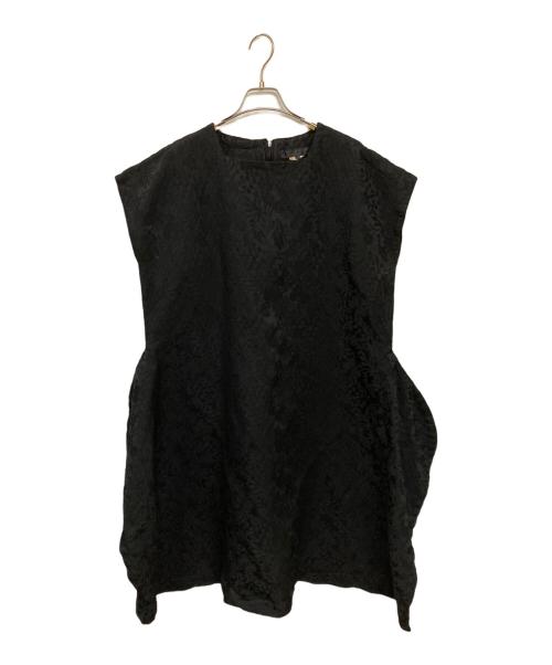 COMME des GARCONS COMME des GARCONS（コムデギャルソン コムデギャルソン）COMME des GARCONS COMME des GARCONS (コムデギャルソン コムデギャルソン) ボタニカルジャガードドレス ブラック サイズ:Sの古着・服飾アイテム