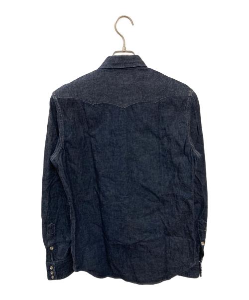 RRL（ダブルアールエル）RRL (ダブルアールエル) デニムウエスタンシャツ インディゴ サイズ:Sの古着・服飾アイテム