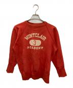 古着フルギ）の古着「ヴィンテージ三段カレッジラグランスウェット」｜レッド
