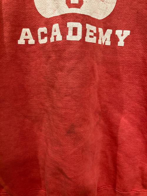 古着（フルギ）古着 (フルギ) ヴィンテージ三段カレッジラグランスウェット レッド サイズ:不明(実寸サイズをご確認ください)の古着・服飾アイテム