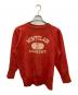 古着（フルギ）の古着「ヴィンテージ三段カレッジラグランスウェット」｜レッド
