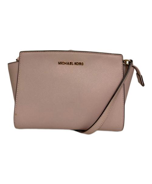 MICHAEL KORS（マイケル・コース）MICHAEL KORS (マイケル・コース) ショルダーバッグ ピンクの古着・服飾アイテム