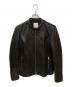 UNITED TOKYO（ユナイテッドトーキョー）の古着「ラムレザーシングルライダースジャケット」｜ブラック