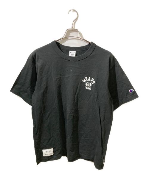 WTAPS（ダブルタップス）WTAPS (ダブルタップス) Champion Academy プリントTシャツ ブラック サイズ:Mの古着・服飾アイテム