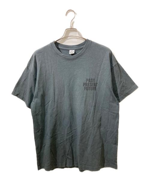 HIDDEN NY（ヒドゥンニューヨーク）HIDDEN NY (ヒドゥンニューヨーク) 製品染プリントTee グレー サイズ:Lの古着・服飾アイテム