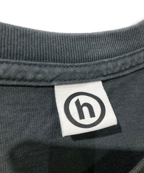 HIDDEN NY（ヒドゥンニューヨーク）HIDDEN NY (ヒドゥンニューヨーク) 製品染プリントTee グレー サイズ:Lの古着・服飾アイテム