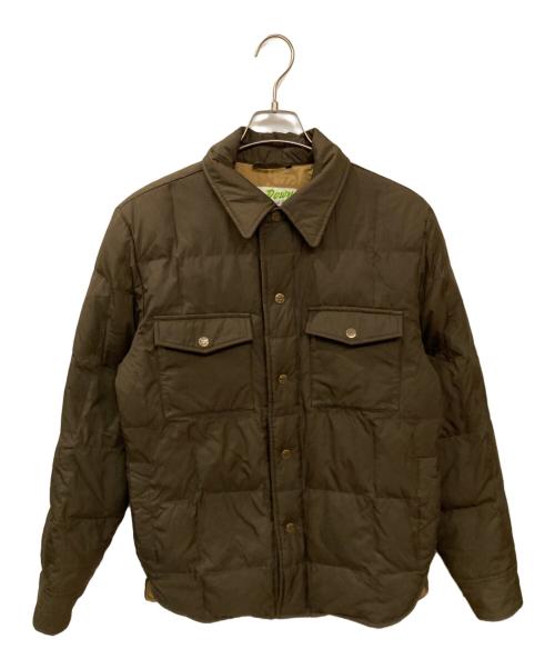 Eddie Bauer（エディーバウアー）Eddie Bauer (エディーバウアー) 復刻YUKONキルティングダウンジャケット / ユーコン オリーブ サイズ:Sの古着・服飾アイテム