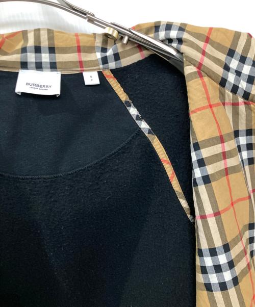BURBERRY LONDON（バーバリーロンドン）BURBERRY LONDON (バーバリーロンドン) 裏ノヴァチェックジップパーカー ブラック サイズ:Sの古着・服飾アイテム