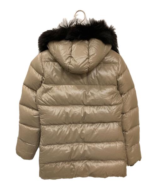 DUVETICA（デュベティカ）DUVETICA (デュベティカ) ファー付きダウンコート ベージュ サイズ:40の古着・服飾アイテム