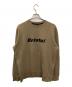 F.C.R.B.（エフシーレアルブリストル）の古着「AUTHENTIC LOGO CREWNECK SWEAT  / ロゴクルーネックスウェット」｜ベージュ