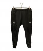 F.C.R.B.エフシーレアルブリストル）の古着「トレーニングトラックリブパンツ」｜ブラック
