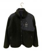 F.C.R.B.エフシーレアルブリストル）の古着「ポーラテックボアリバーシブルルブゾン」｜ブラック×ネイビー