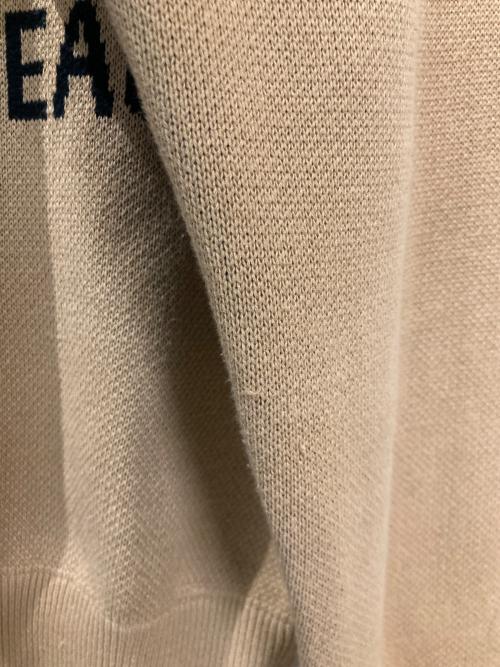 HARLEY-DAVIDSON（ハーレーダビッドソン）HARLEY-DAVIDSON (ハーレーダビッドソン) ジップアップニット ベージュ サイズ:Mの古着・服飾アイテム