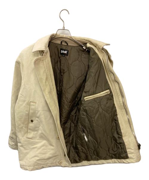 Schott（ショット）Schott (ショット) ９０Sダックジャケット ベージュ サイズ:Mの古着・服飾アイテム