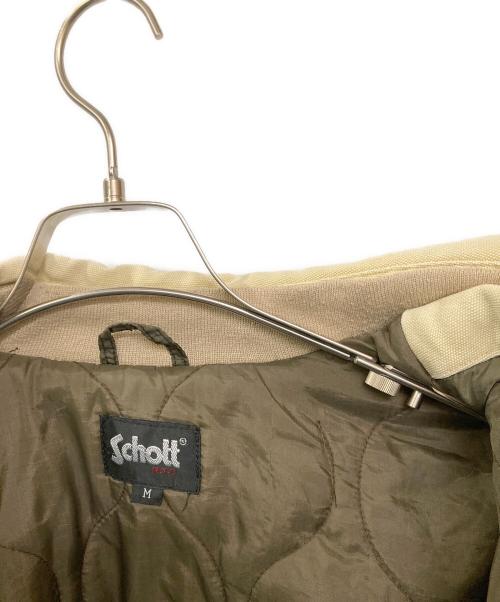 Schott（ショット）Schott (ショット) ９０Sダックジャケット ベージュ サイズ:Mの古着・服飾アイテム