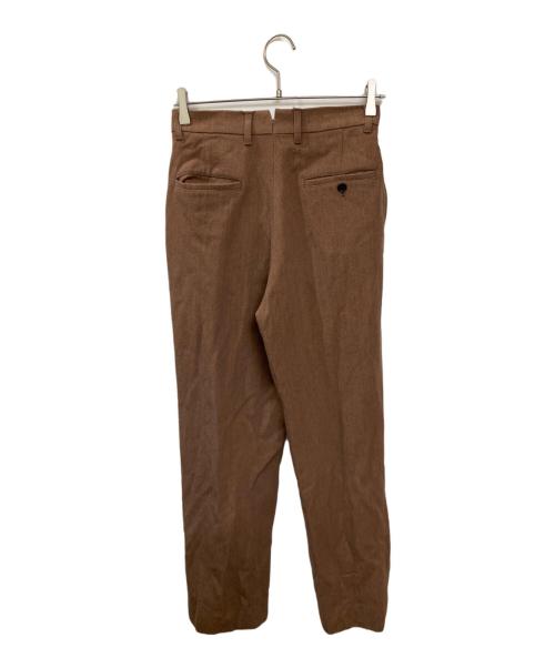 LEMAIRE（ルメール）LEMAIRE (ルメール) タックパンツ ブラウン サイズ:44の古着・服飾アイテム