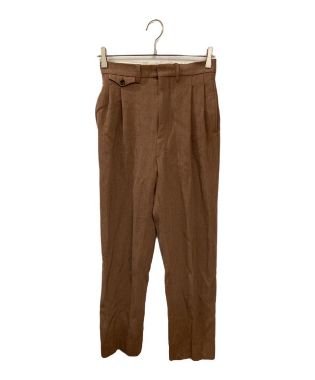 Lemaire, LEMAIRE タックパンツ ブラウン