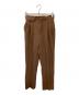 LEMAIRE（ルメール）の古着「タックパンツ」｜ブラウン