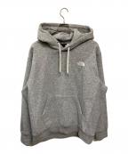 THE NORTH FACEザ ノース フェイス）の古着「バック スクエアロゴ フーディー / パーカー」｜グレー