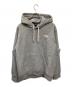 THE NORTH FACE（ザ ノース フェイス）の古着「バック スクエアロゴ フーディー / パーカー」｜グレー