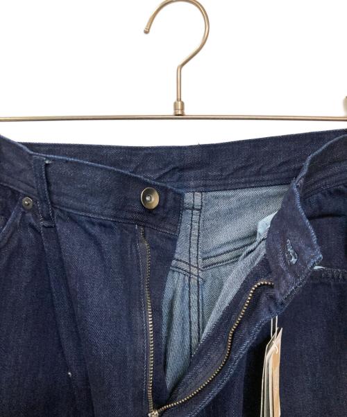 URBAN RESEARCH DOORS（アーバンリサーチドアーズ）URBAN RESEARCH DOORS (アーバンリサーチドアーズ) Denim Tuck Wide Pants インディゴ サイズ:Lの古着・服飾アイテム