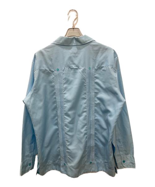 guaya-teca（グアヤテカ）guaya-teca (グアヤテカ) 長袖キューバシャツ ブルー サイズ:XXLの古着・服飾アイテム