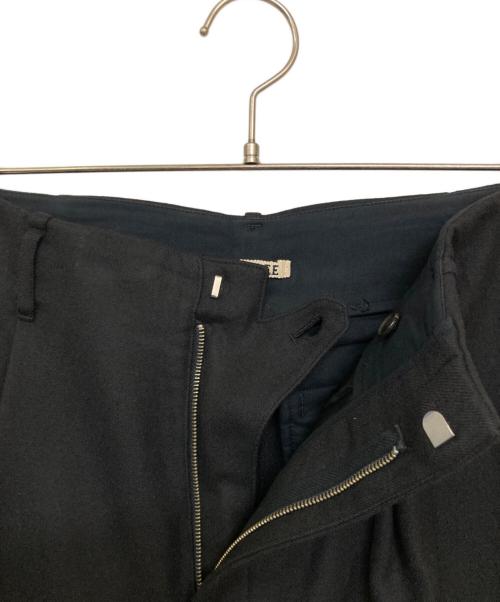 AURALEE（オーラリー）AURALEE (オーラリー) Light Melton Wide Slacks ブラック サイズ:3の古着・服飾アイテム