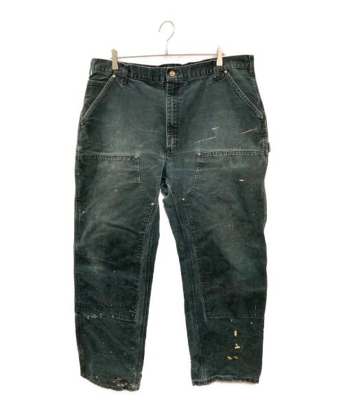 CarHartt（カーハート）CarHartt (カーハート) ダブルニーデニムペインターパンツ ブラック サイズ:実寸サイズをご確認くださいの古着・服飾アイテム