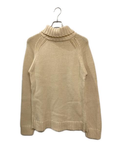 BURBERRY BLACK LABEL（バーバリーブラックレーベル）BURBERRY BLACK LABEL (バーバリーブラックレーベル) タートルネックニット アイボリー サイズ:3の古着・服飾アイテム